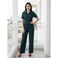 thumbnail image 2 of Conjunto Mujer 2 Piezas Blusa y Pantalón | Set Casual Elegante Texturizado | Blusa con Cierre y Cuello, 2 of 5