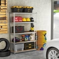 thumbnail image 3 of Costway 5 Étagères de Garage Réglables Niveau avec 2200 lbs Charge Maximale pour Entrepôt Argent, 3 of 10