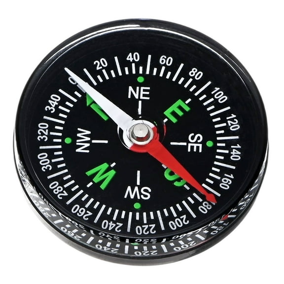 Uxcell 40mm Mini Compass [1PCS] - Pocket Oil Filled Small Compass for Hiking & Camping