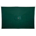 thumbnail image 3 of 10ft x 6.5ft Outdoor Patio Market Umbrella with Hand Crank, Hunter Green, 3 of 6