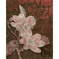 thumbnail image 2 of Stimson, Diane 12x14 Gold Ornate Wood Framed with Double Matting Museum Art Print Titled - Magnolia Damask, 2 of 4