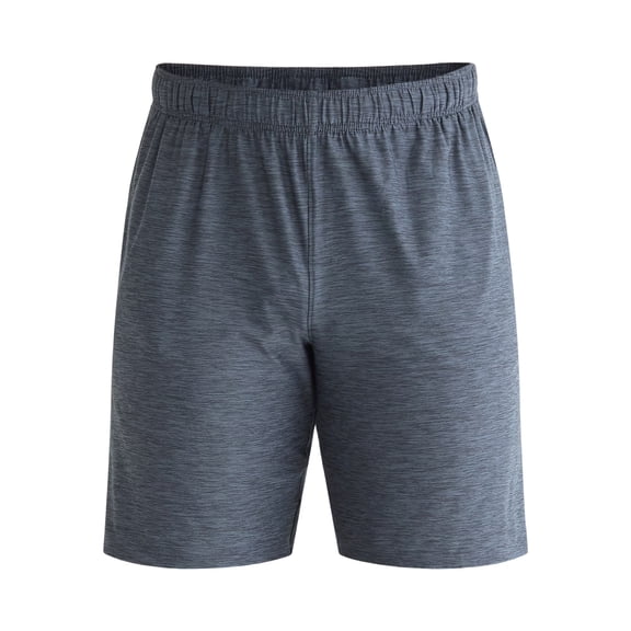 Men's Jersey Knit Athletic Shorts 9" Inseam Elastic Waist Grey Small