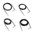 thumbnail image 1 of 6.5mm Jack Guitar Lead Cable Straight Male to Right Angle Male Audio Wire, 1 of 9