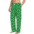 thumbnail image 6 of Gukieu St Patrick's Day Print Men's Home Trousers, Elastic Drawstring Home Pajamas Clothing Suitable for Adult Men-Medium, 6 of 6