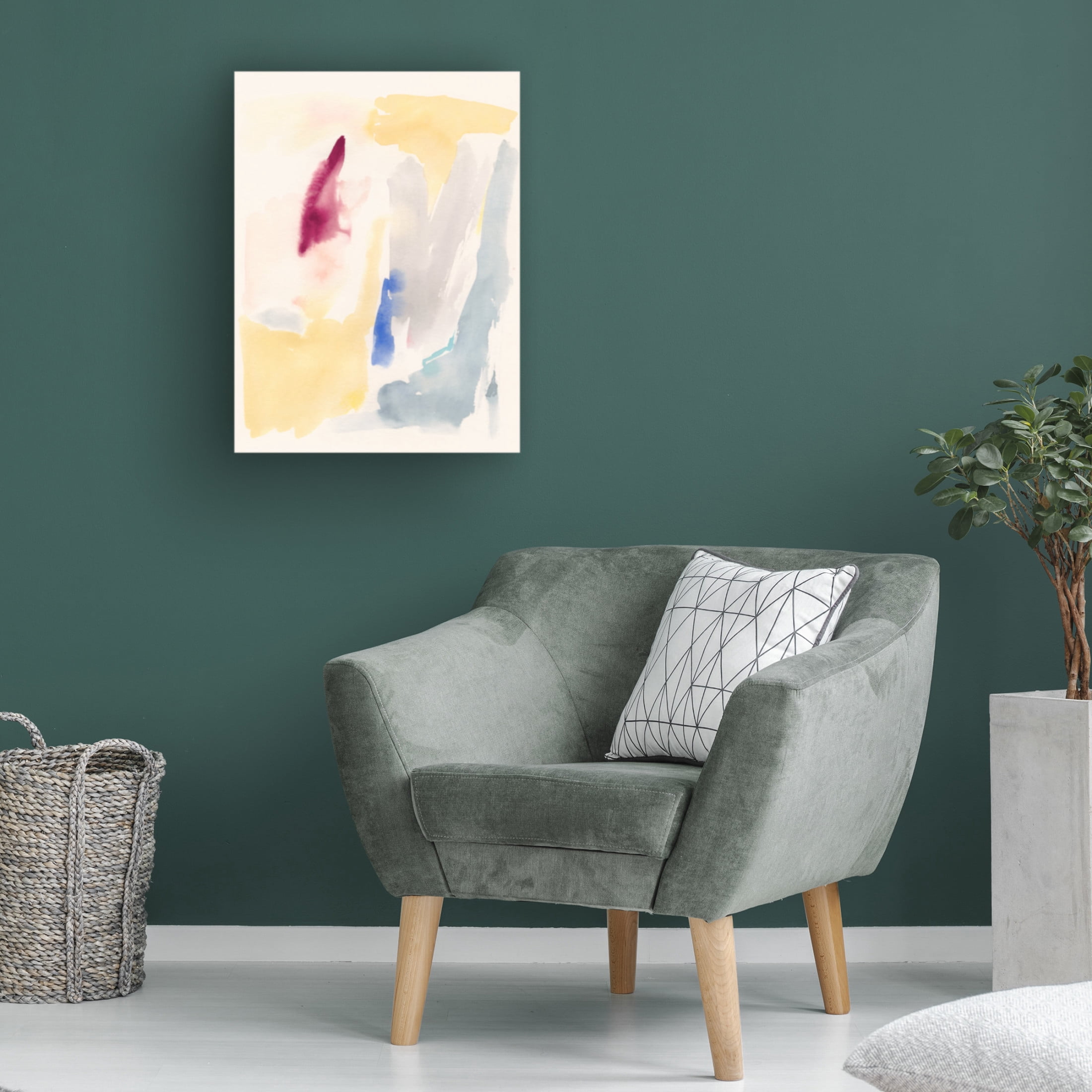 Trademark Fine Art Victoria Barnes  Palette Expression II Canvas Wall Art