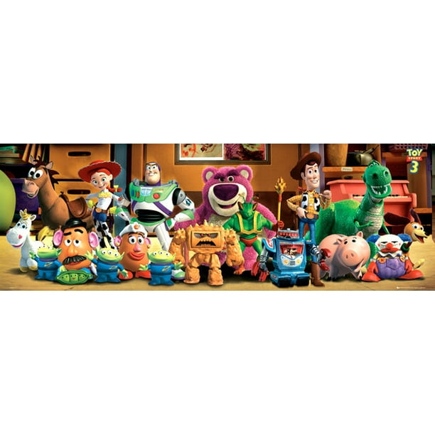 Toy Story 3 Disney Pixar Door Movie Poster Print The Complete Cast Size 62 X 21 Walmart Com Walmart Com