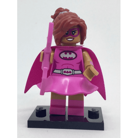 pink batman lego minifigure