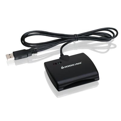 IOGEAR Lecteur de Carte Intelligente USB pour Cartes Intelligentes