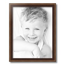 ArtToFrames 14x18 Inch Contrast Walnut Picture Frame, This Brown Wood Poster Frame is Great for Your Art or Photos, Comes with Regular Glass (4932)
