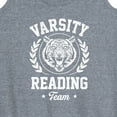 thumbnail image 3 of Instant Message - Varsity Reading Team Tiger - Women's Racerback Tank Top, 3 of 6
