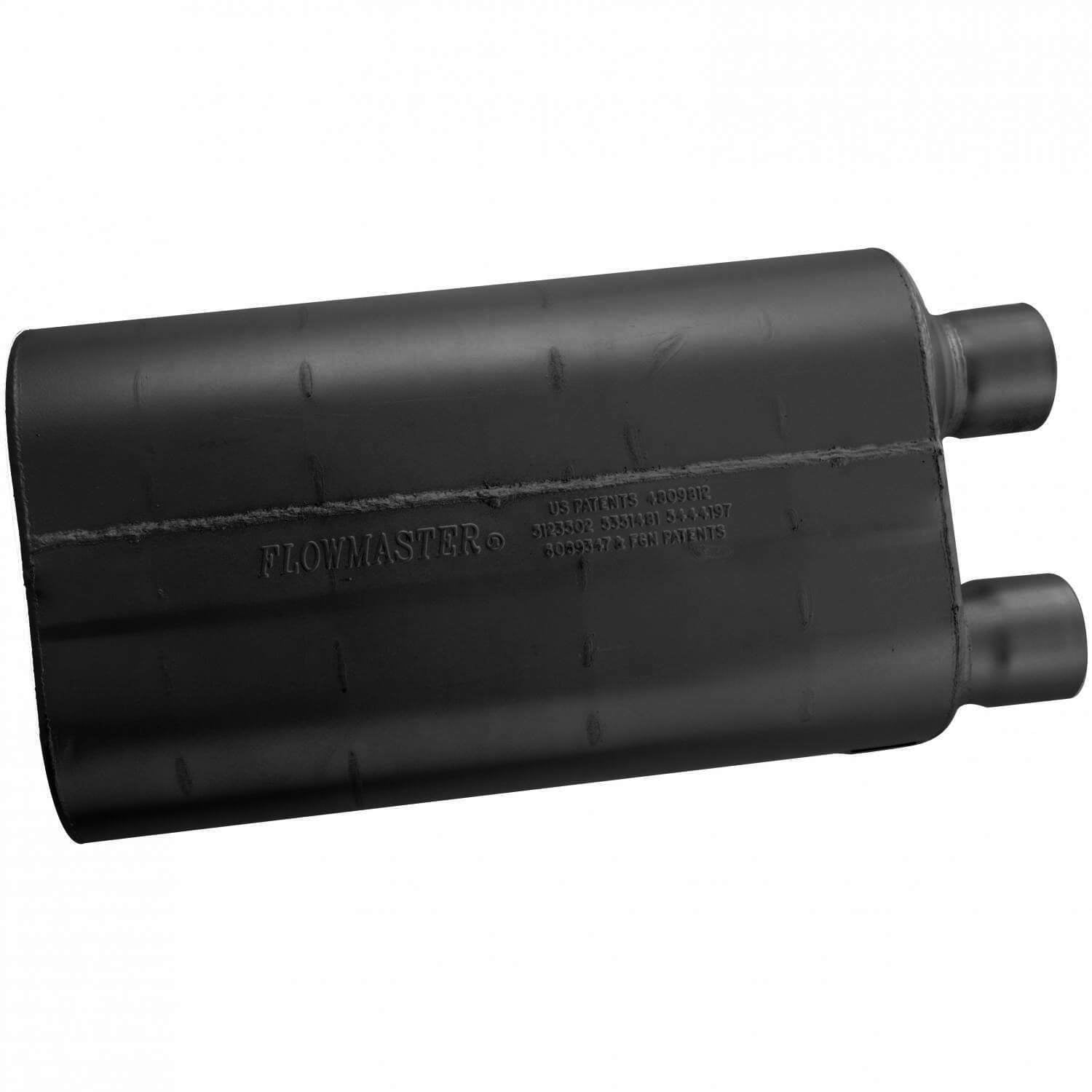 Flowmaster 52580 80 Series Muffler - 2.50 Offset In / 2.50 Same Side Out - Aggressive Sound