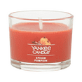 thumbnail image 2 of Yankee Candle Spiced Pumpkin Signature Votive Mini Candle Glass Jar, 1.3 oz (Pack of 4), 2 of 5