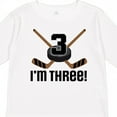 thumbnail image 4 of Inktastic 3rd Birthday Ice Hockey Sports Boys Party Boys Long Sleeve Toddler T-Shirt, 4 of 5