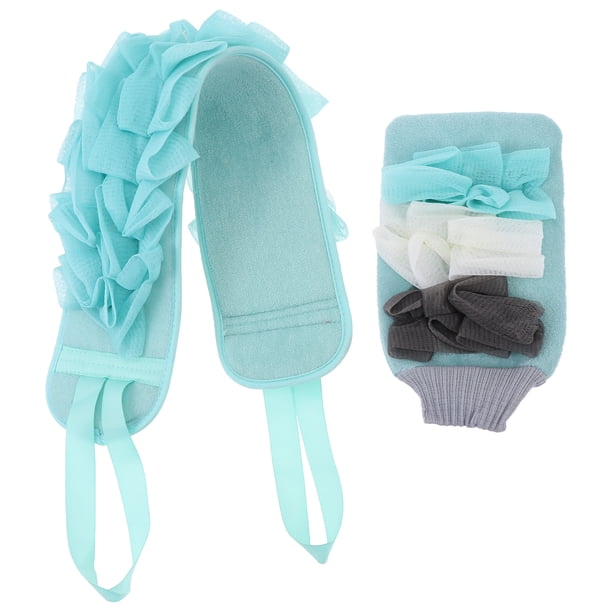 1 juego de guantes de baño de doble cara para el hogar, artículos de baño, toallas de baño