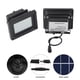thumbnail image 5 of Luces solares al aire libre, luz de sensor de movimiento impermeable LED solar luces de inundación luz de pared al aire libre 54 LED sensor de luz al aire libre jardín escaleras patio lámpara de segur, 5 of 14
