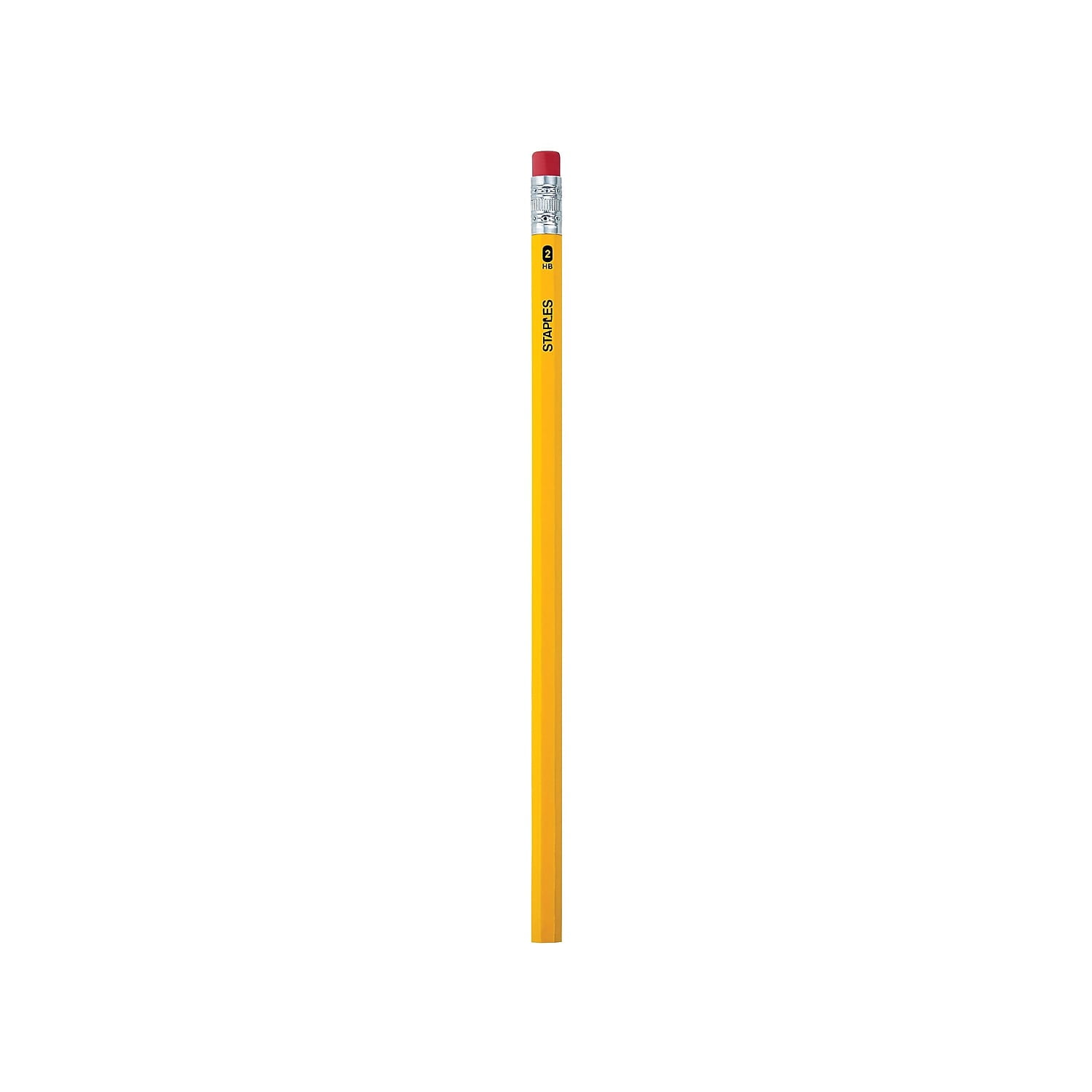 Staples #2 Wood Pencils Yellow 12/pk (10504) 10504/22746-CC