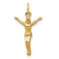 thumbnail image 1 of 14K Yellow Gold Crucifix Charm, 1 of 2