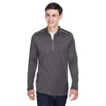 thumbnail image 1 of Kinetic Performance Quarter-Zip CARBON/ ACD GRN S para hombre Núcleo 365 CE401, 1 of 1