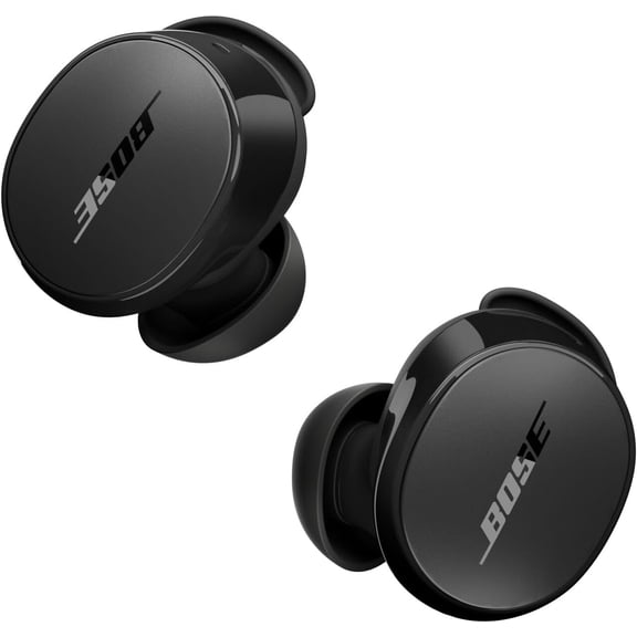 Open Box Bose 888507-0100 QuietComfort Wireless Noise Cancelling Bluetooth Earbuds, Black