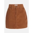 thumbnail image 6 of Scenario Women's and Women's Plus Corduroy Mini Skirt, 17" Length, Sizes 0-28, 6 of 8