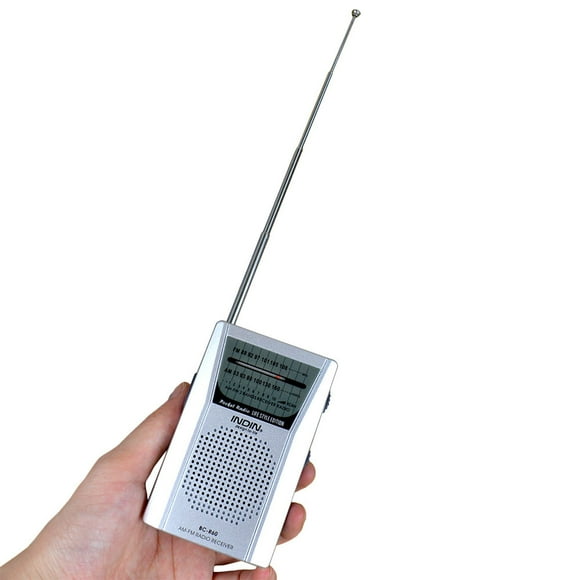 Pocket Radio Telescopic Antenna Mini Am/fm 2-band Radio World Receiver With Speaker 3.5mm Earphone Jack Portable Radio