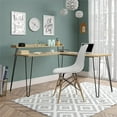 thumbnail image 2 of Ameriwood Home Haven L Desk with Riser, Black Oak, 2 of 9