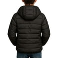 thumbnail image 4 of KyCheLot Winter Jacket for Kids Solid Color Zip up Long Sleeve Clothes with Hood Comfy Warm Hooded Jackets, 4 of 5
