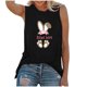 thumbnail image 1 of Sudaderas sin mangas impresas casuales de las mujeres de la moda de Pascua Chaleco de las tapas de las señoras Fridja qr1983, 1 of 6