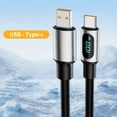 thumbnail image 6 of Yammee USB to Type C Charging Cable PD100W Data Wire with Real Time Digital Display, 6 of 16