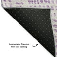 thumbnail image 3 of Addison Rugs Mayfield Washable Transitional Diamond Purple Rectangle Rug, 5' x 7'6", 3 of 6