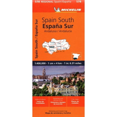 Maps/Regional (Michelin): Spain: Andalucia Map 578 (Edition 11) (Sheet map, folded)