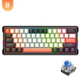 thumbnail image 2 of 61 teclas Teclados mecánicos para juegos RGB Retroiluminación 1000mAh para PC Computadora portátil de escritorio Hugtrwg Para estrenar, 2 of 7