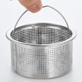 thumbnail image 3 of Colador De Drenaje Para Fregadero De Cocina, Colador De Fregadero De Cocina, Malla Densa De Acero Inoxidable 304 Para La Mayoría De Fregaderos De Tamaño Estándar Para Cocina Y, 3 of 7