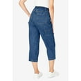 thumbnail image 2 of Woman Within Plus Size Carpenter Denim Capri, 2 of 3
