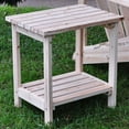 thumbnail image 4 of Shine Company Rectangular Wood End Table Indoor/Outdoor Side Table in Beige, 4 of 5