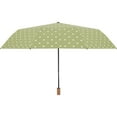 thumbnail image 4 of YiBai Green Umbrella for Sun Rain Travel, Flat Lightweight Umbrella Parasol Folding Sun Umbrella Mini Umbrella #.054, 4 of 6