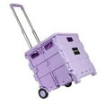 thumbnail image 4 of Everything Mary Collapsible Storage Cart for Crafts & Supplies, Purple, 4 of 10