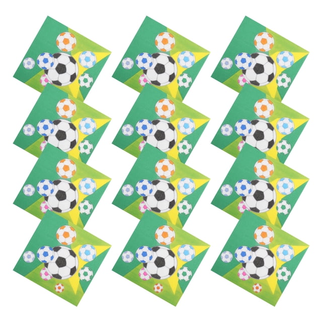 CTIRCHIU 20Pcs Football Cocktail Napkins High Absorbency Paper for Sports Theme Parties and Gatherings