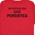 thumbnail image 4 of Inktastic Nevertheless, She Persisted Boys or Girls Long Sleeve Toddler T-Shirt, 4 of 5