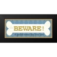 thumbnail image 2 of Pela 18x10 Black Modern Framed Museum Art Print Titled - Beware, 2 of 5