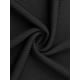 thumbnail image 5 of Conjunto de pijama para mujer INSPIRE CHIC de 2 piezas con camiseta de manga corta y pantalones cortos con volantes, color negro, con bolsillo, 5 of 6