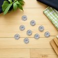 thumbnail image 4 of OUNONA 20Ud Botones De Rhinestone Para Ropa Con Plateado Para Accesorios Y Manualidades, 4 of 6