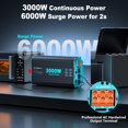 thumbnail image 4 of Inversor de corriente LANDERPOW de onda sinusoidal pura de 3000 W, 12 V a 120 V, 4 of 9