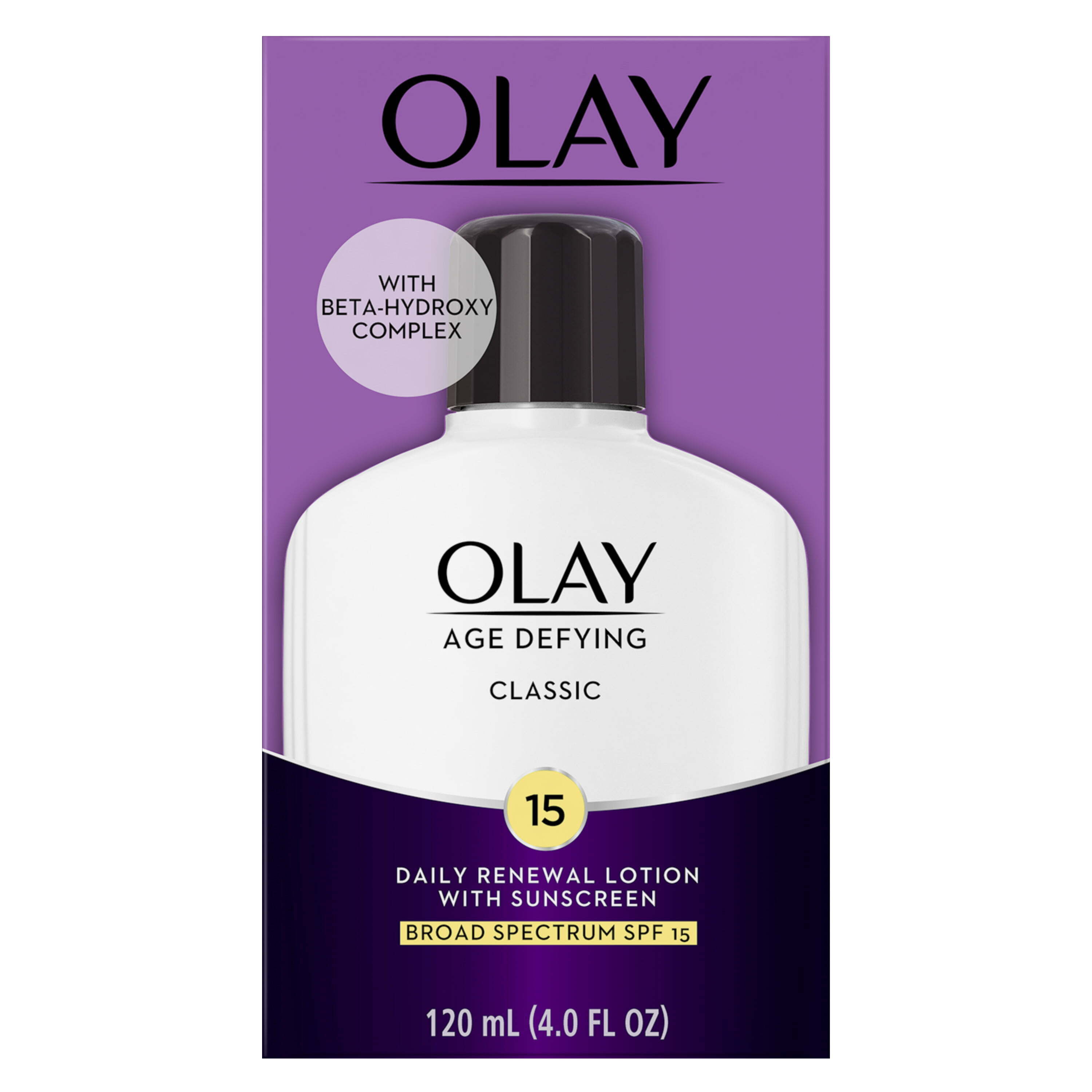 Olay Age Defying Classic Daily Renewal Lotion, Fights Fine Lines & Wrinkles, Normal Skin, SPF 15, 4 fl oz - image 10 of 10