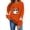 Multicolor,#008, variant on Women's Long Sleeve Sweatshirt Casual Crewneck Oversized Pullover Hoodies Fall Tops,M