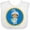 AA-White, variant on Inktastic Knight Fairytale Kids Boys Baby Bib