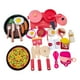 thumbnail image 1 of Juego de cocina para juegos de simulación, juguetes de cocina, juguete para cortar carne y Pizza, juego de cocina divertido para niños pequeños, juego , 44 piezas CUTICAT juego de cocina, 1 of 8