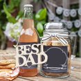 thumbnail image 5 of 160 Piezas de las Mejores Artesanías de Madera Sin Terminar de DAD, Etiquetas de Regalo con Cuerda para Regalos del Día del Padre, Decoraciones de Fiesta de Cumpleaños de Papá, 5 of 5