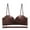 Coffee, variant on Tumotour Front Open Bras For Women Strapless Wirefree Push Up Seamless Lift Bra Compression Breast Anti-Sag Invisible Bandeau Bra