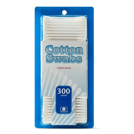(4 pack) (4 Pack) Equate Cotton Swabs, 300 count